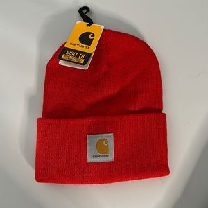 Red Carhartt beanie